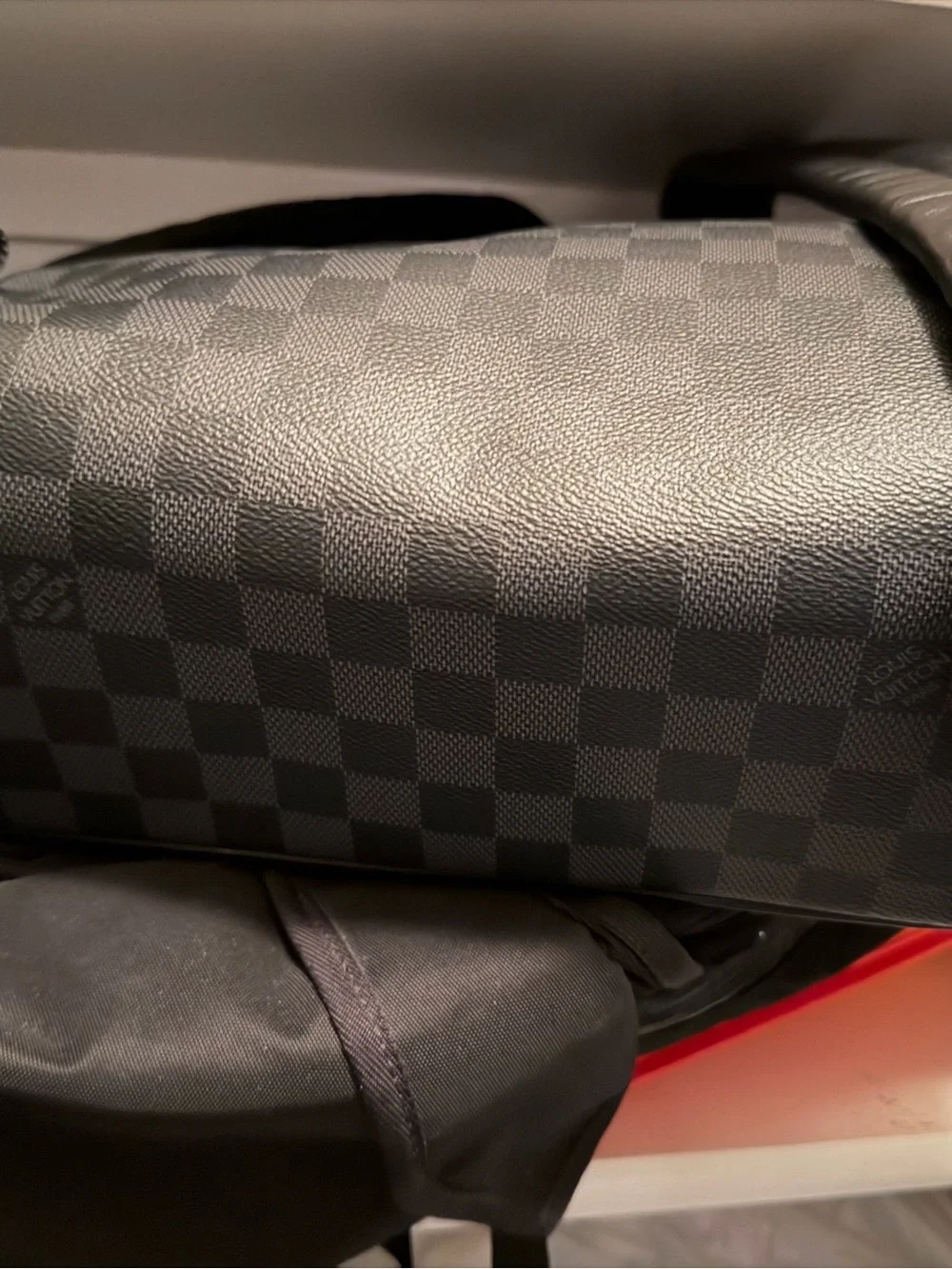 Authentic Louis Vuitton Josh Backpack in Damier Graphite